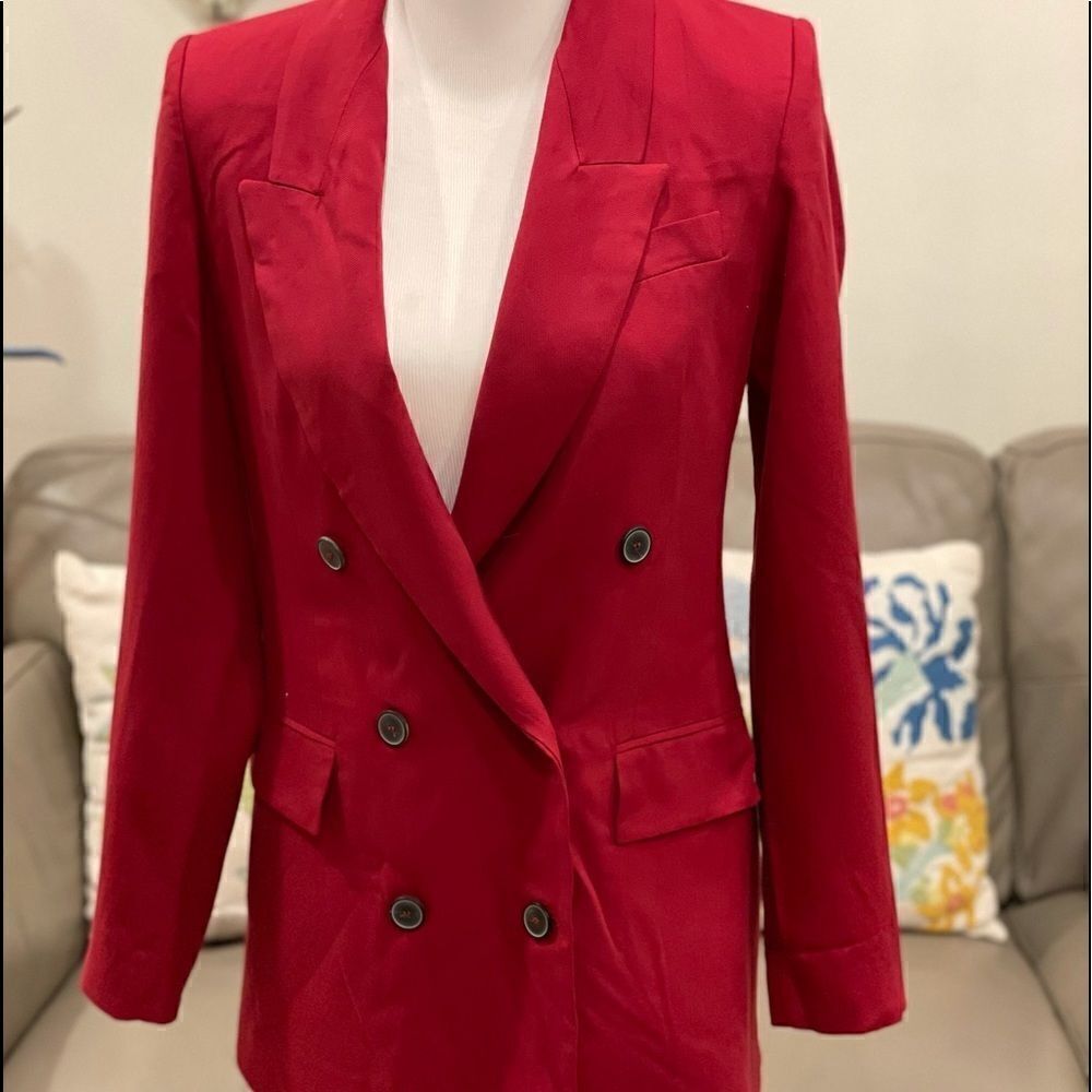ZARA Double Breasted Blazer 